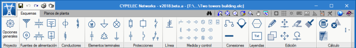 CYPELEC Networks. "Diagrams" tab